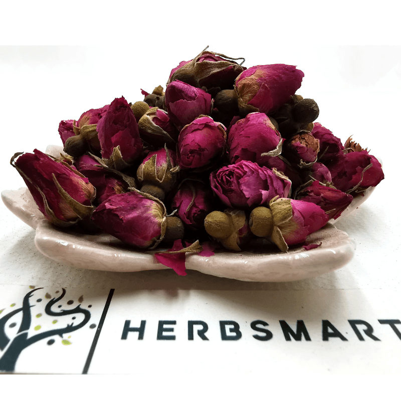 Red Rose Buds | Rosa gallica Dried Herbs Herbsmart 113g 